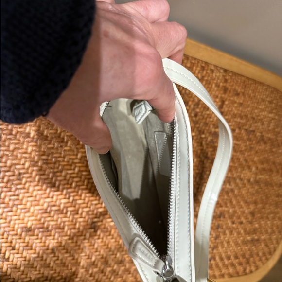 STAUD Ollie White Perforated Shoulder Bag - Picture 2 of 3